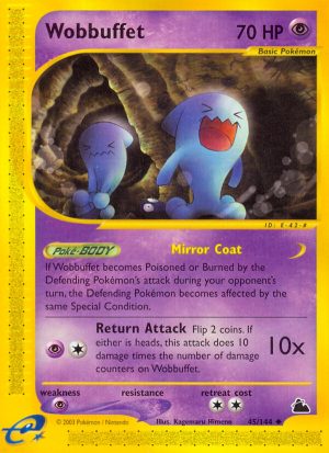 Wobbuffet - 45/144 - Skyridge|Wobbuffet - 45/144 - Reverse holo - Skyridge