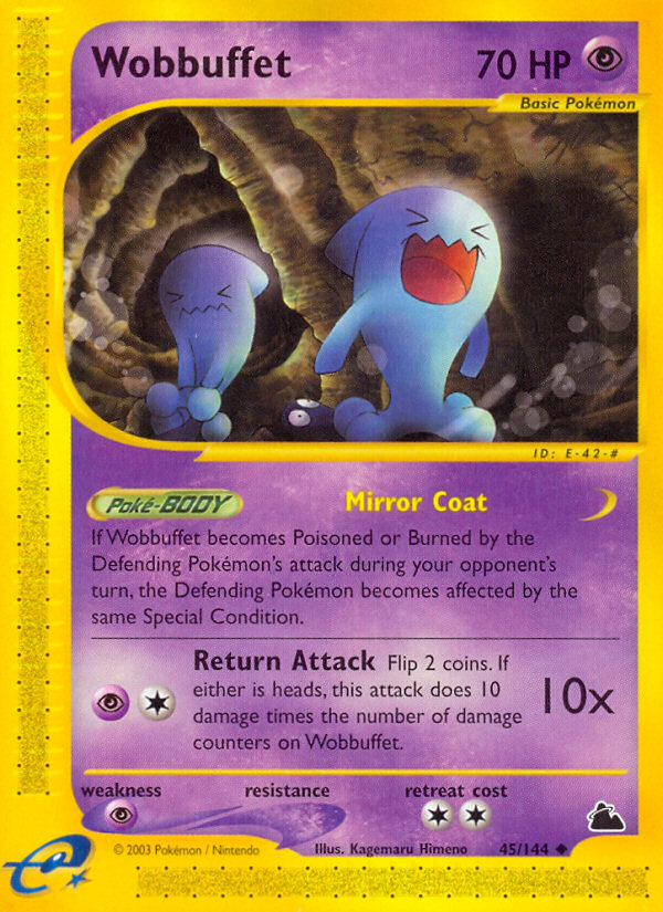Wobbuffet - 45/144 - Skyridge|Wobbuffet - 45/144 - Reverse holo - Skyridge
