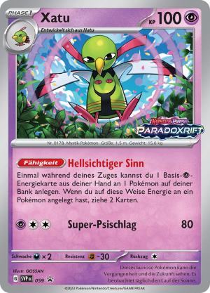 Xatu-59-Scarlet & Violet Promos