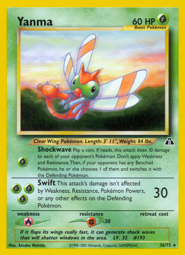 Yanma - Neo Discovery - Unlimited|Yanma - Neo Discovery - First Edition