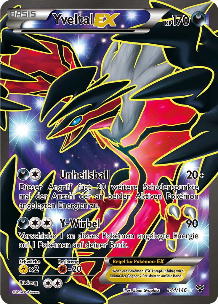 Yveltal-EX - 144 - XY