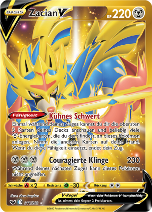 Zacian V - 211 - Schwert & Schild