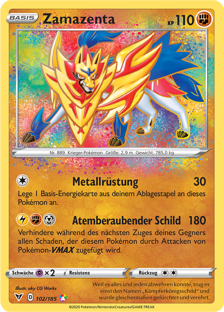 Zamazenta - 102 - Farbenschock