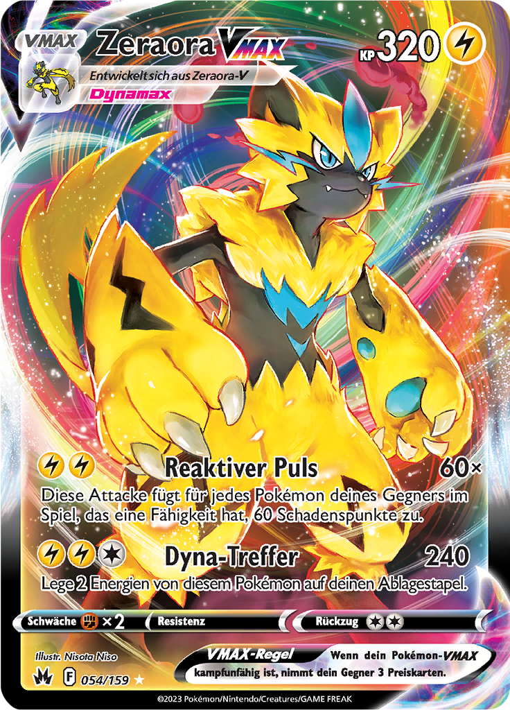 Zeraora VMAX - 54 - Zenit der Könige