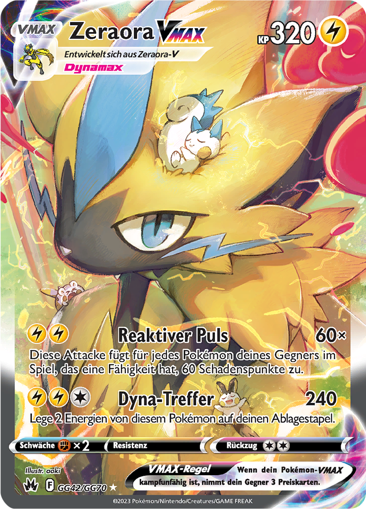 Zeraora VMAX - GG42 - Zenit der Könige
