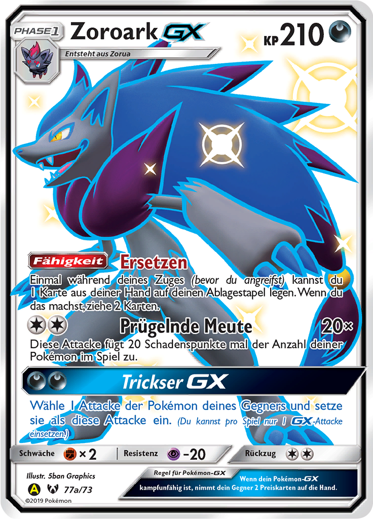 Zoroark-GX - 77a - Schimmernde Legenden