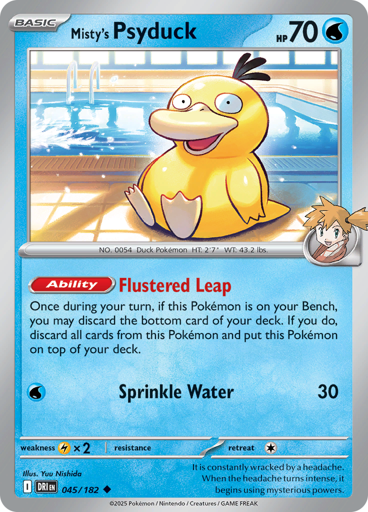 Misty s Psyduck 045 182 Destined Rivals Pokemonkarte de Misty s Psyduck 045 182 Destined Rivals Pokemonkarte de