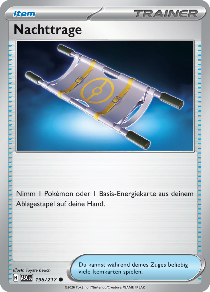 Nachttrage