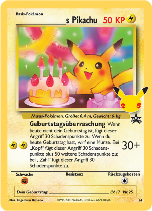 _____s Pikachu - 24 - Celebrations