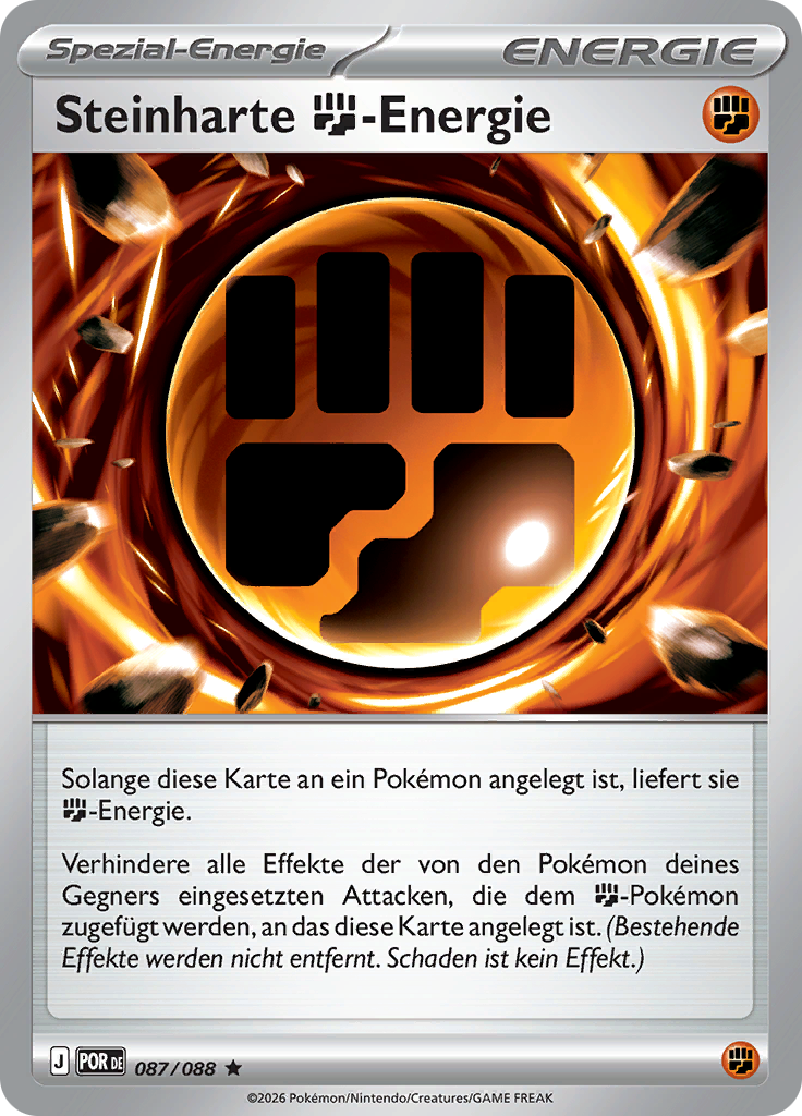Steinharte Kampf-Energie