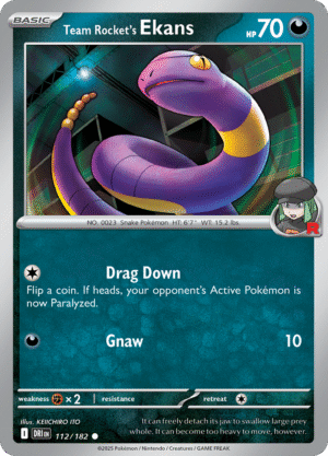 Team Rocket's Ekans-112