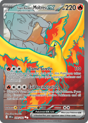 Team Rocket's Moltres ex-208
