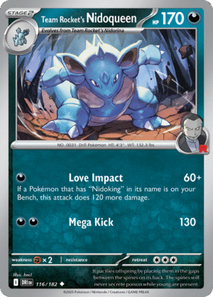 Team Rocket's Nidoqueen-116