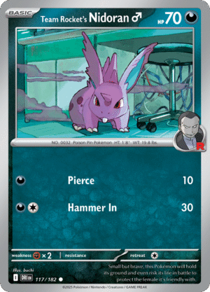Team Rocket's Nidoran♂-117