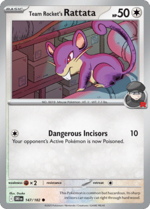 Team Rocket's Rattata-147