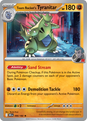 Team Rocket's Tyranitar-96